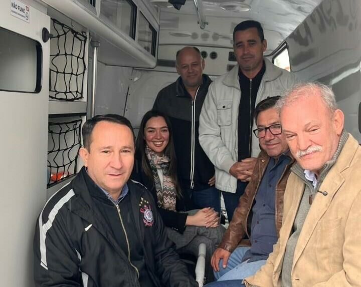 Imagem de compartilhamento para o artigo Prefeitura de Paraíso das Águas recebe nova ambulância para reforço da saúde municipal da MS Todo dia